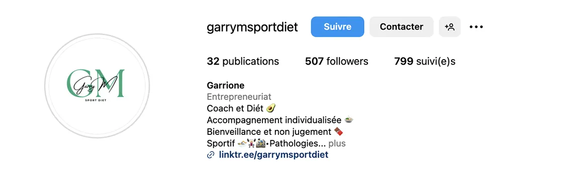 header instagram diet